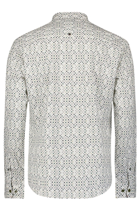 NO-EXCESS shirt stretch allover printed